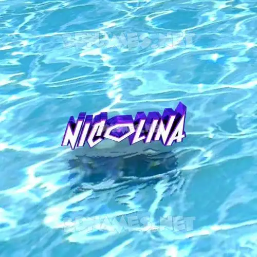 nicolina in Water style - 3D name wallpaper nicolina in Water style - 3D name wallpaper