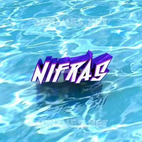nifras in Water style - 3D name wallpaper nifras in Water style - 3D name wallpaper