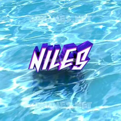 niles in Water style - 3D name wallpaper niles in Water style - 3D name wallpaper