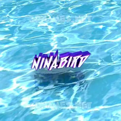 ninabird in Water style - 3D name wallpaper ninabird in Water style - 3D name wallpaper