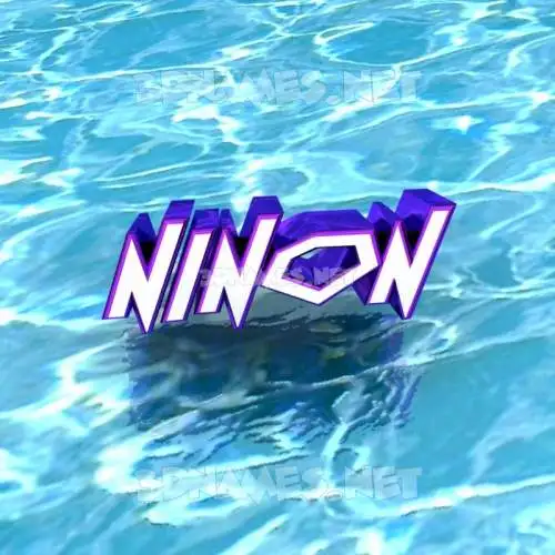 ninon in Water style - 3D name wallpaper ninon in Water style - 3D name wallpaper