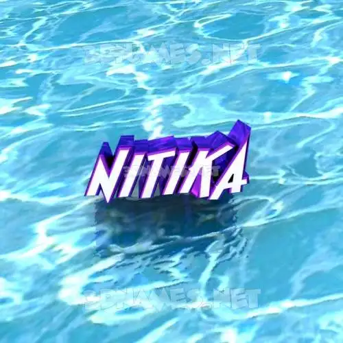 nitika in Water style - 3D name wallpaper nitika in Water style - 3D name wallpaper
