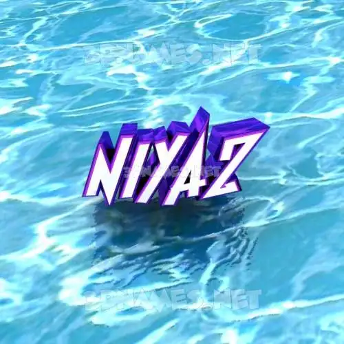 niyaz in Water style - 3D name wallpaper niyaz in Water style - 3D name wallpaper