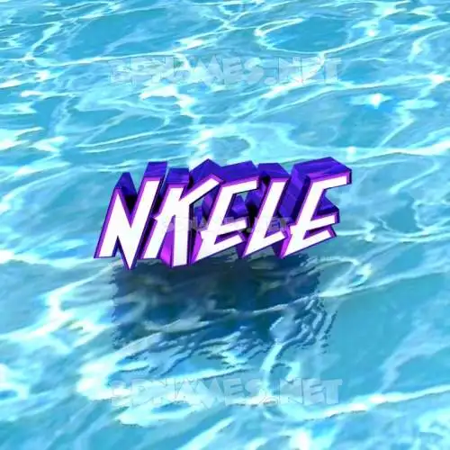 nkele in Water style - 3D name wallpaper nkele in Water style - 3D name wallpaper