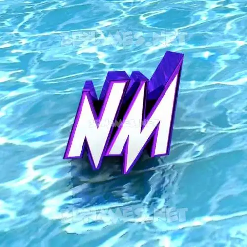 nm in Water style - 3D name wallpaper nm in Water style - 3D name wallpaper