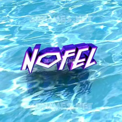 nofel in Water style - 3D name wallpaper nofel in Water style - 3D name wallpaper