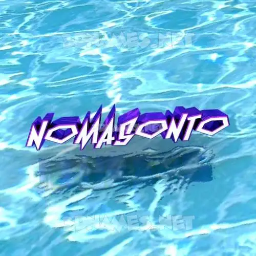 nomasonto in Water style - 3D name wallpaper