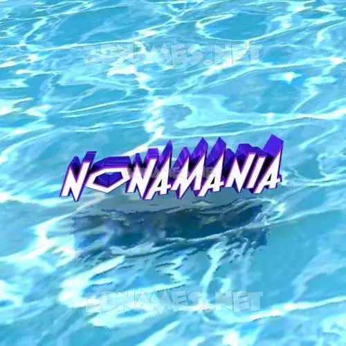 nonamania in Water style - 3D name wallpaper nonamania in Water style - 3D name wallpaper