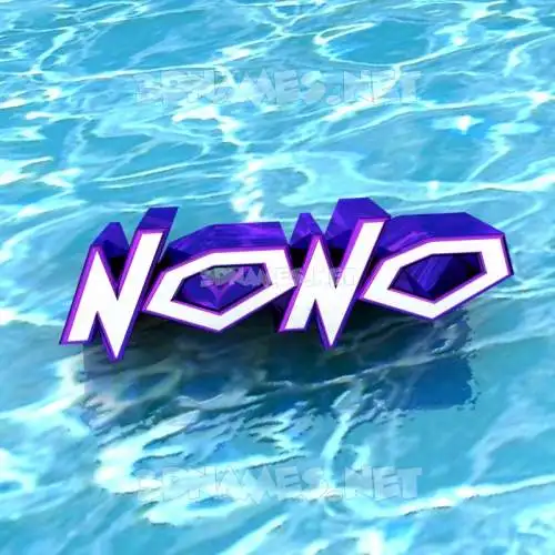 nono in Water style - 3D name wallpaper nono in Water style - 3D name wallpaper