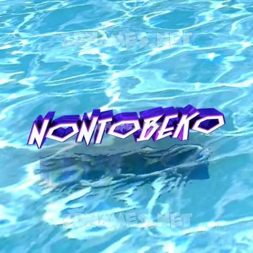 nontobeko in Water style - 3D name wallpaper nontobeko in Water style - 3D name wallpaper