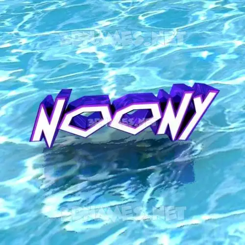 noony in Water style - 3D name wallpaper noony in Water style - 3D name wallpaper