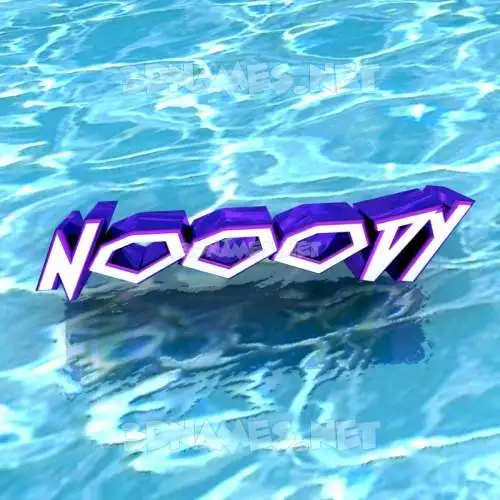 nooody in Water style - 3D name wallpaper nooody in Water style - 3D name wallpaper