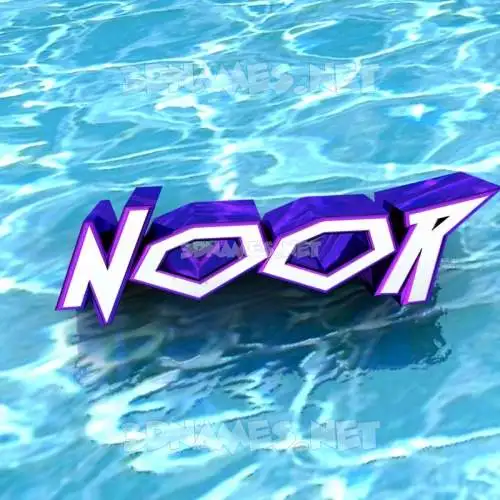 noor in Water style - 3D name wallpaper noor in Water style - 3D name wallpaper