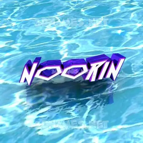 noorin in Water style - 3D name wallpaper noorin in Water style - 3D name wallpaper