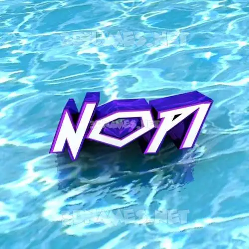 nopi in Water style - 3D name wallpaper nopi in Water style - 3D name wallpaper