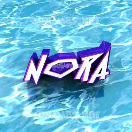 nora in Water style - 3D name wallpaper nora in Water style - 3D name wallpaper