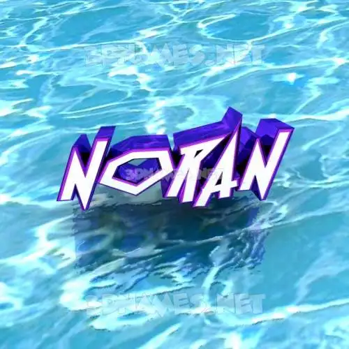noran in Water style - 3D name wallpaper noran in Water style - 3D name wallpaper