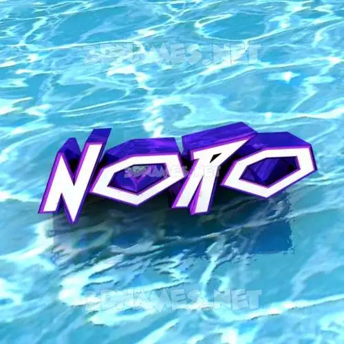 noro in Water style - 3D name wallpaper