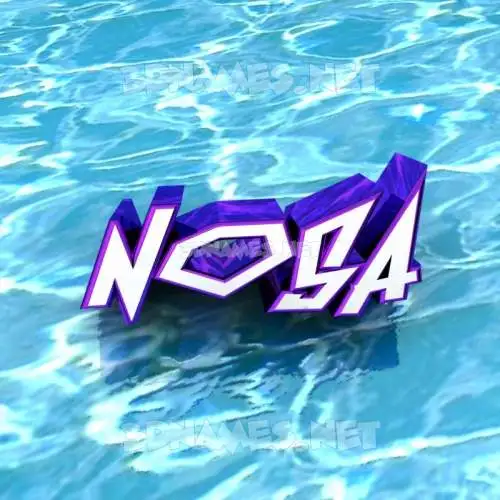 nosa in Water style - 3D name wallpaper nosa in Water style - 3D name wallpaper
