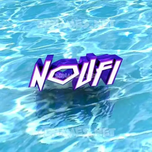 noufi in Water style - 3D name wallpaper noufi in Water style - 3D name wallpaper