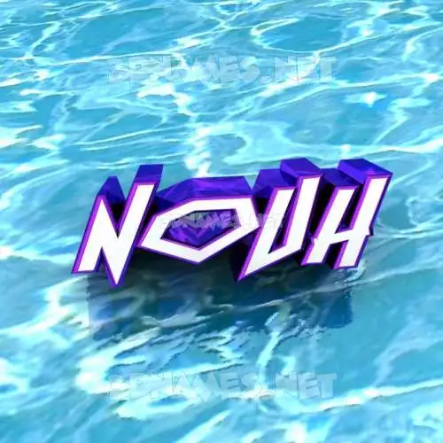 nouh in Water style - 3D name wallpaper nouh in Water style - 3D name wallpaper