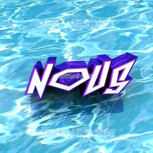 nous in Water style - 3D name wallpaper nous in Water style - 3D name wallpaper