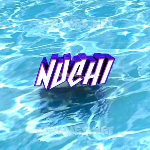 nuchi in Water style - 3D name wallpaper nuchi in Water style - 3D name wallpaper