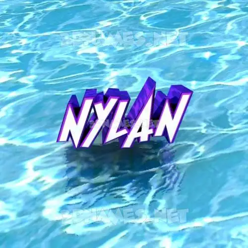 nylan in Water style - 3D name wallpaper nylan in Water style - 3D name wallpaper