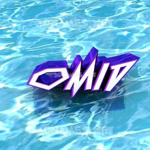 omid in Water style - 3D name wallpaper omid in Water style - 3D name wallpaper