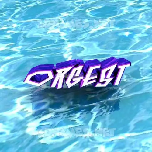 orgest in Water style - 3D name wallpaper orgest in Water style - 3D name wallpaper