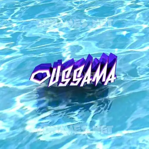 oussama in Water style - 3D name wallpaper oussama in Water style - 3D name wallpaper