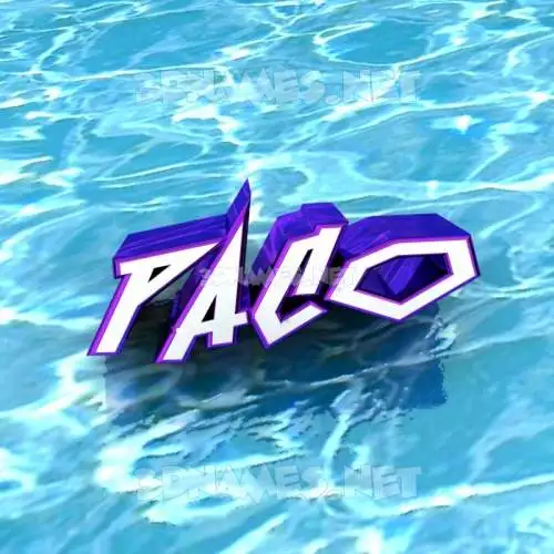 paco in Water style - 3D name wallpaper paco in Water style - 3D name wallpaper