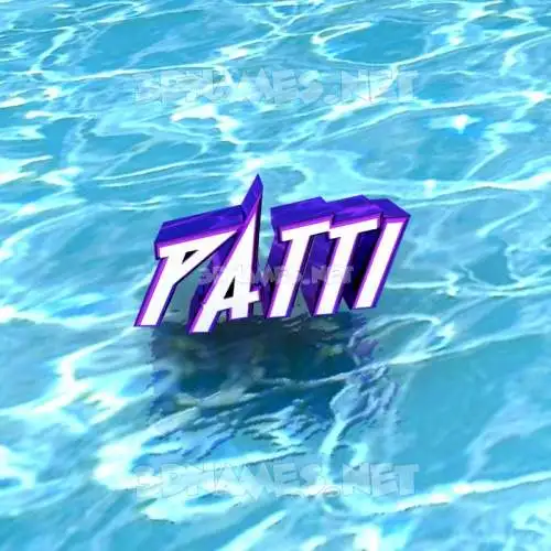 patti in Water style - 3D name wallpaper patti in Water style - 3D name wallpaper