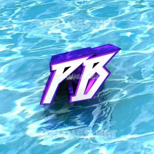 pb in Water style - 3D name wallpaper pb in Water style - 3D name wallpaper