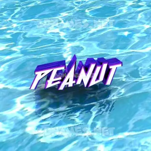 peanut in Water style - 3D name wallpaper peanut in Water style - 3D name wallpaper