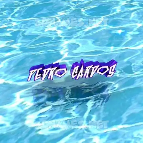pedro cardos in Water style - 3D name wallpaper pedro cardos in Water style - 3D name wallpaper