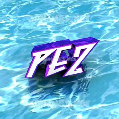 pez in Water style - 3D name wallpaper pez in Water style - 3D name wallpaper