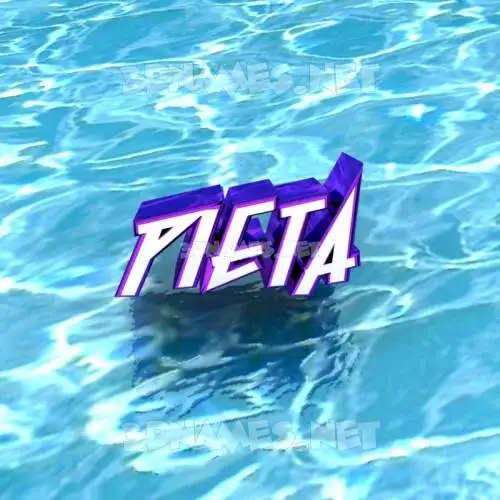 pieta in Water style - 3D name wallpaper pieta in Water style - 3D name wallpaper