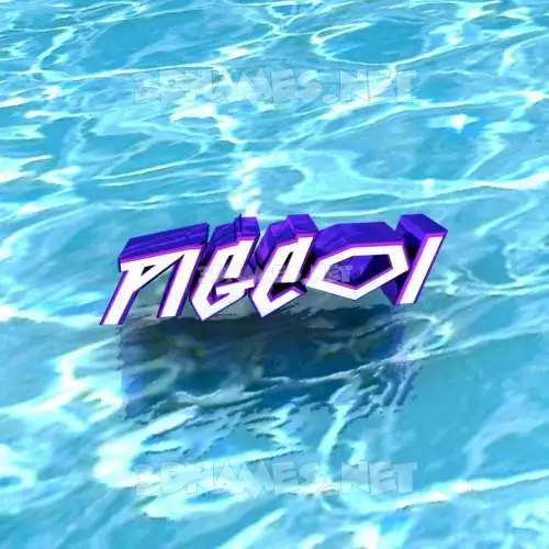 pigcoi in Water style - 3D name wallpaper pigcoi in Water style - 3D name wallpaper