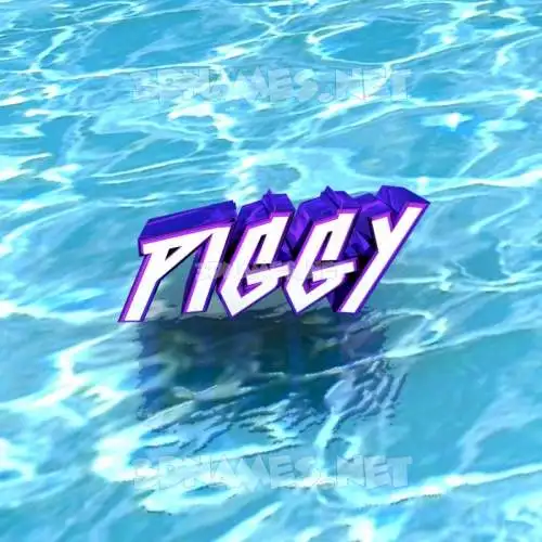 piggy in Water style - 3D name wallpaper piggy in Water style - 3D name wallpaper