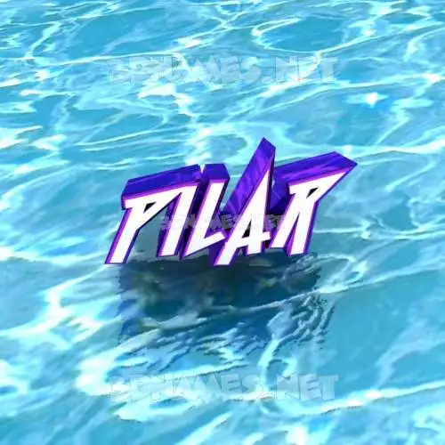 pilar in Water style - 3D name wallpaper pilar in Water style - 3D name wallpaper