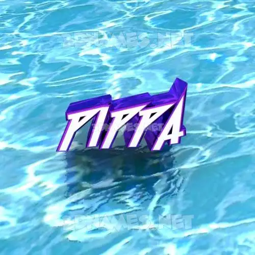 pippa in Water style - 3D name wallpaper pippa in Water style - 3D name wallpaper