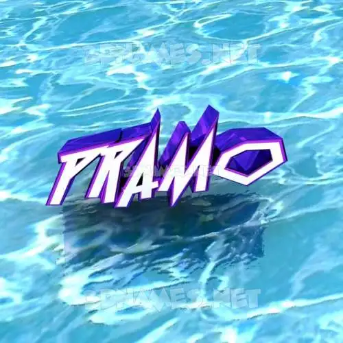 pramo in Water style - 3D name wallpaper pramo in Water style - 3D name wallpaper