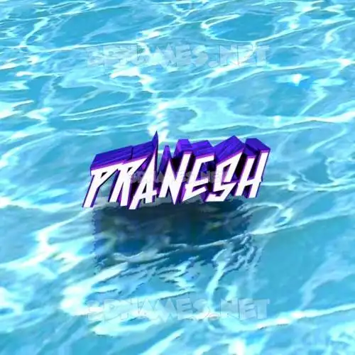 pranesh in Water style - 3D name wallpaper pranesh in Water style - 3D name wallpaper
