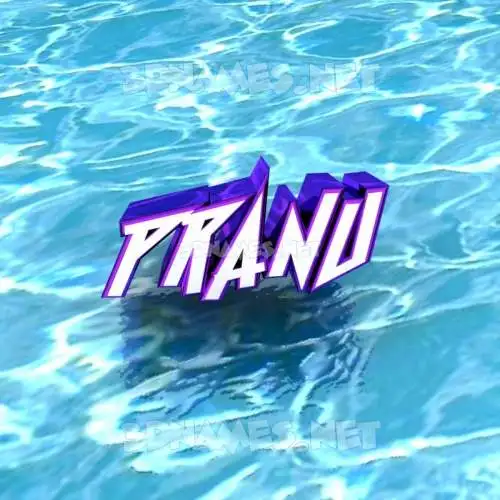 pranu in Water style - 3D name wallpaper pranu in Water style - 3D name wallpaper