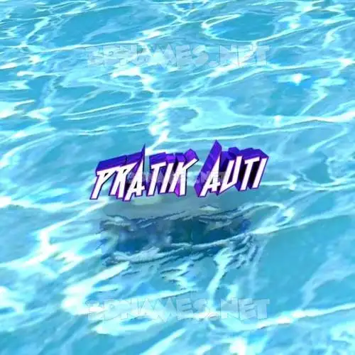 pratik auti in Water style - 3D name wallpaper pratik auti in Water style - 3D name wallpaper