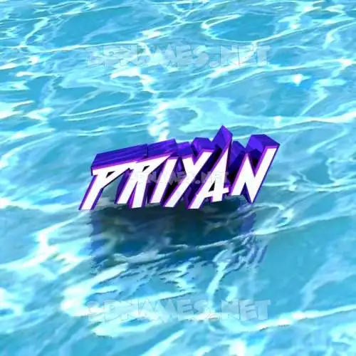 priyan in Water style - 3D name wallpaper priyan in Water style - 3D name wallpaper