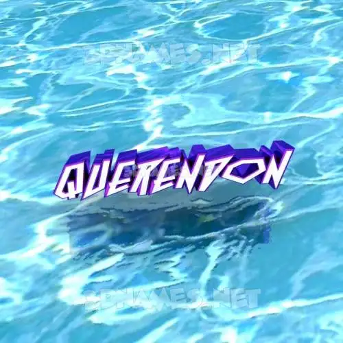 querendon in Water style - 3D name wallpaper querendon in Water style - 3D name wallpaper