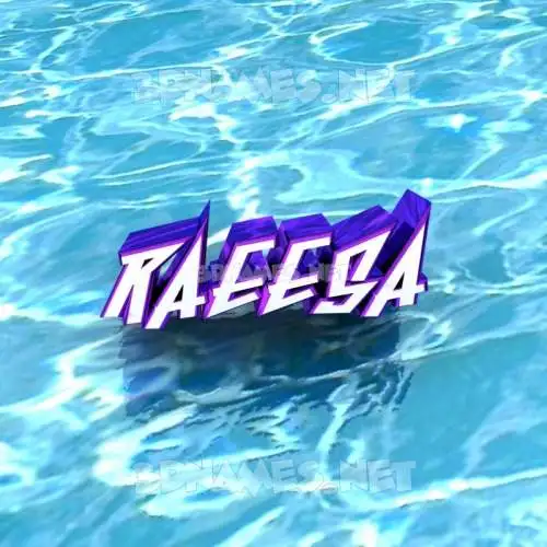 raeesa in Water style - 3D name wallpaper raeesa in Water style - 3D name wallpaper
