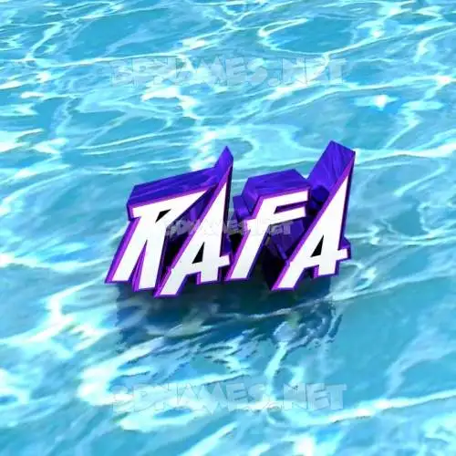 rafa in Water style - 3D name wallpaper rafa in Water style - 3D name wallpaper